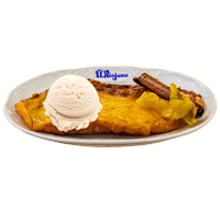 torrija con helado pasteleria el riojano Helados Artesanales